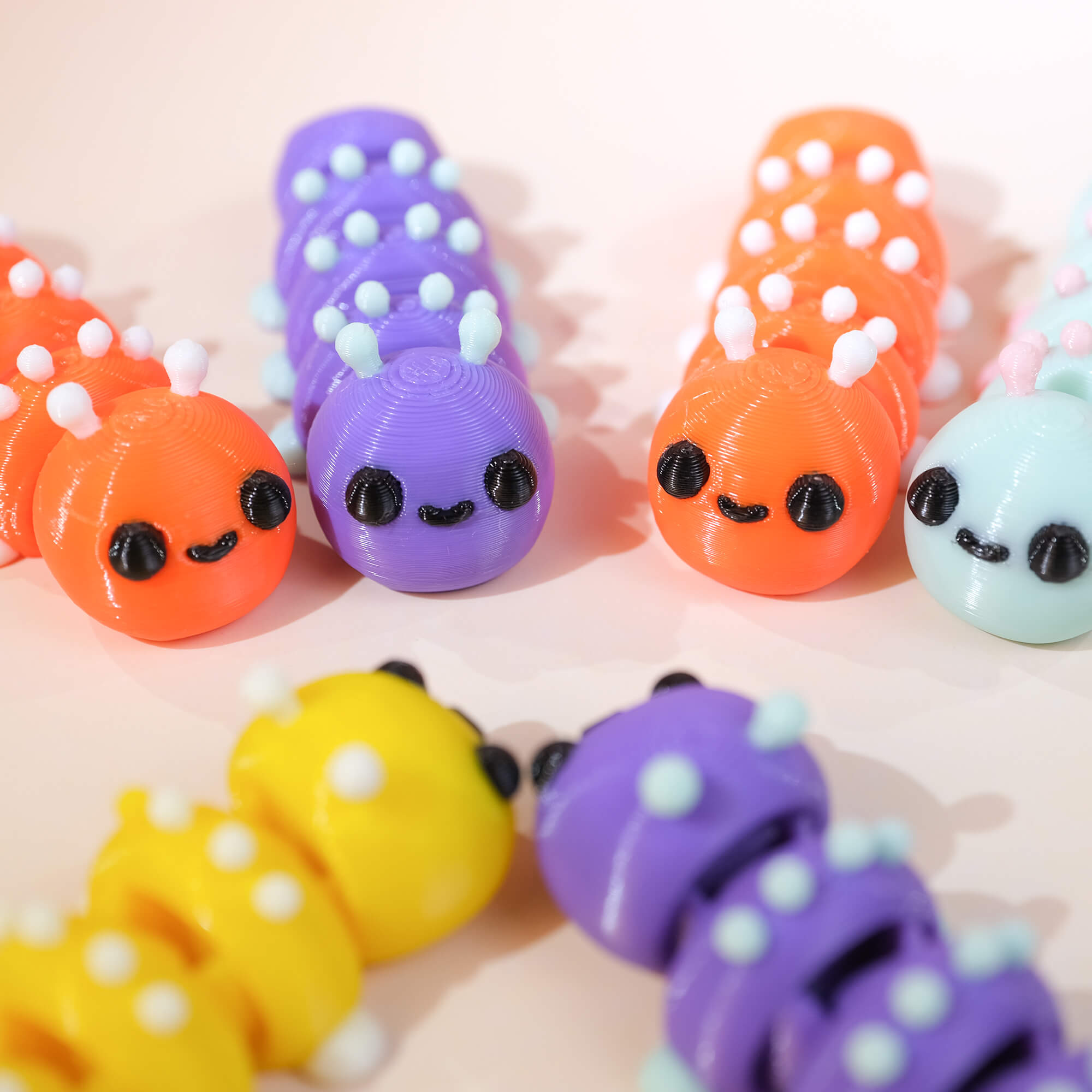 Flexi Caterpillar Articulated keychain/toy