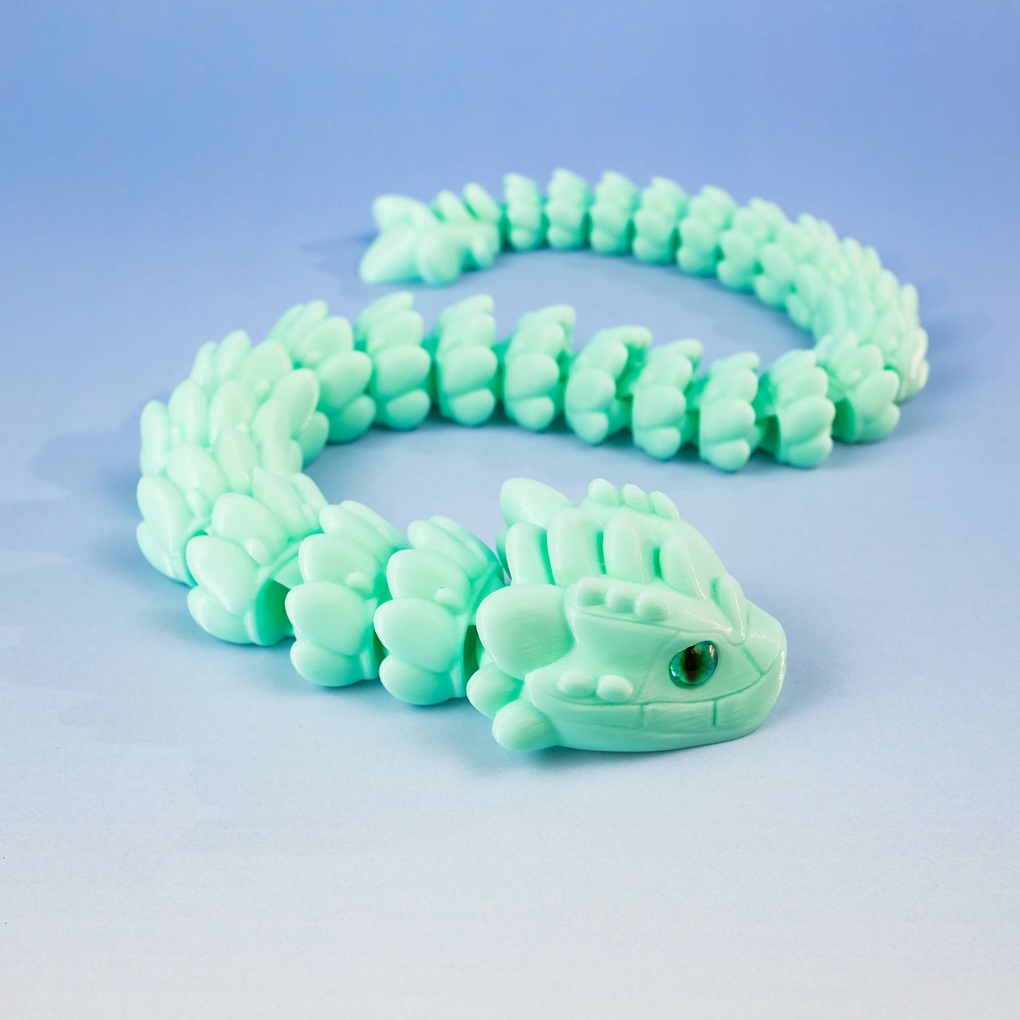 Articulated Cute Scale Snake 02