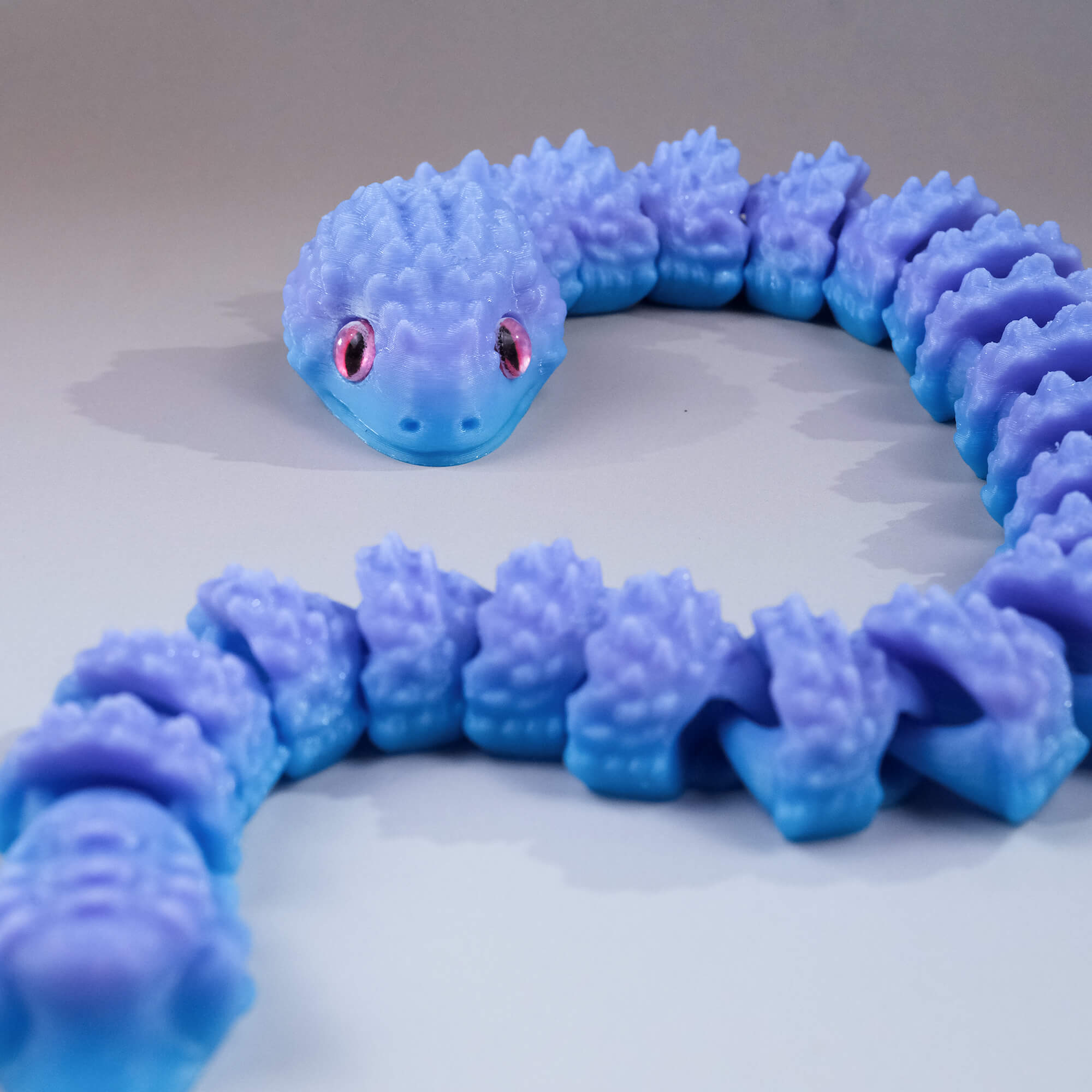 Articulated Cute Scale Snake 03